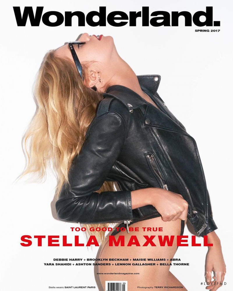 Stella Maxwell featured on the Wonderland cover from February 2017