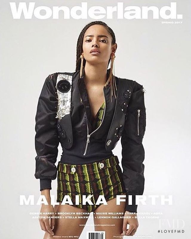 Malaika Firth featured on the Wonderland cover from February 2017