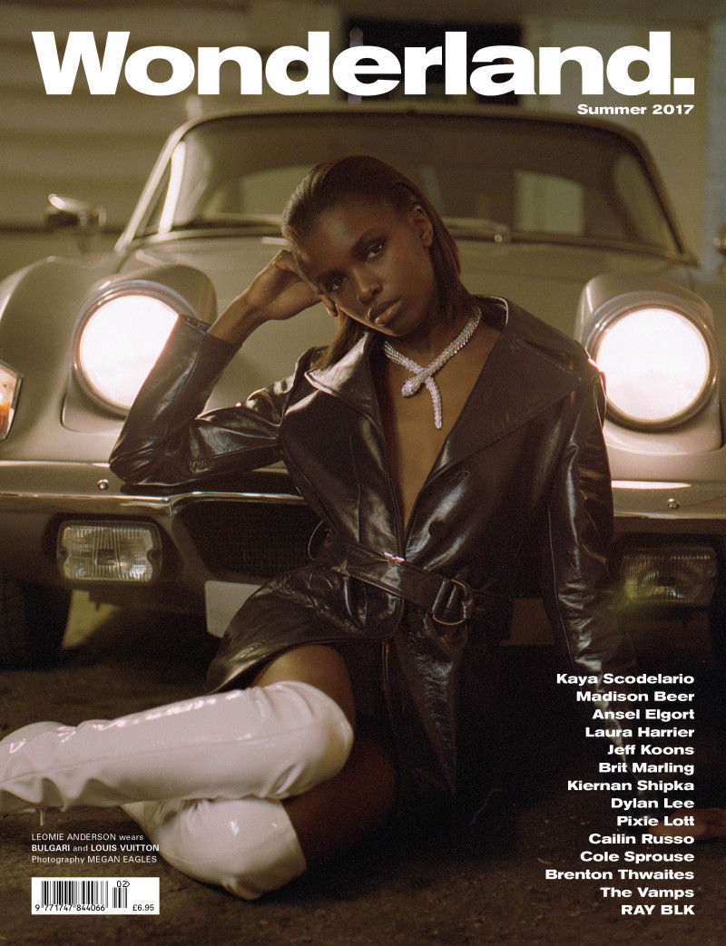 Leomie Anderson featured on the Wonderland cover from June 2017