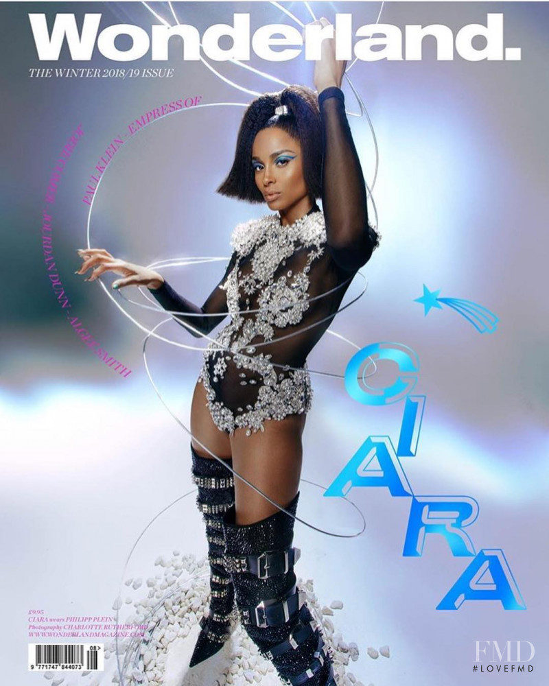 Ciara featured on the Wonderland cover from December 2018