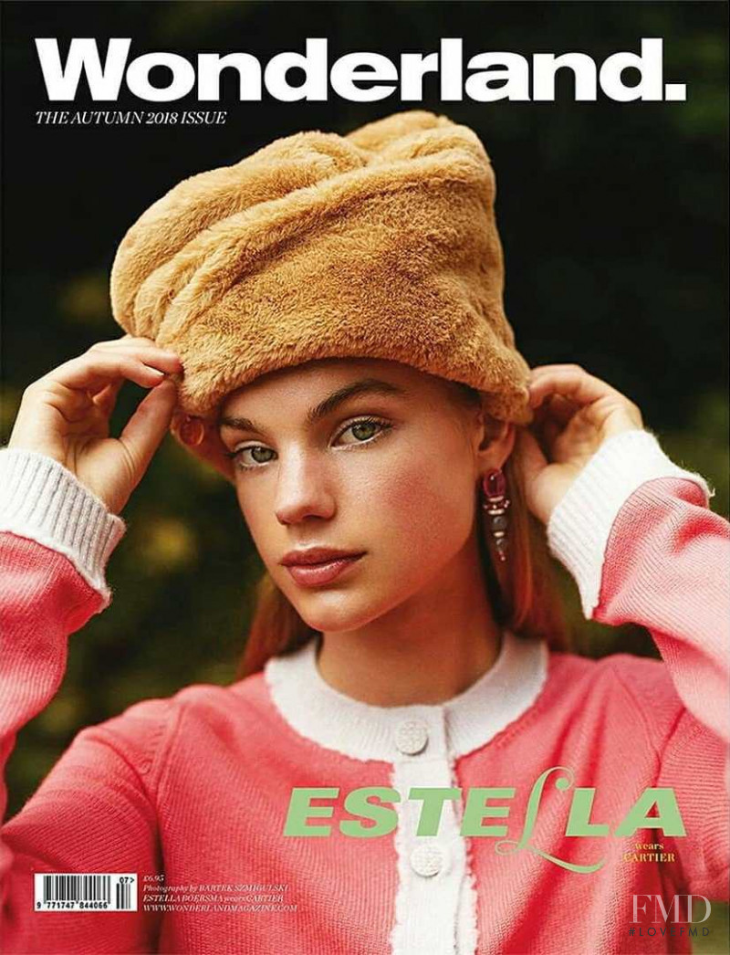 Estella Boersma featured on the Wonderland cover from September 2018