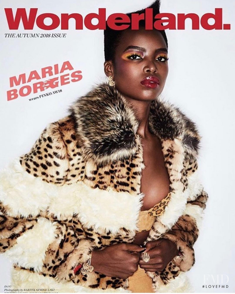Maria Borges featured on the Wonderland cover from September 2018