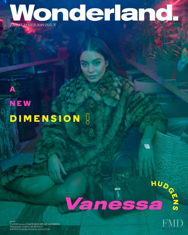 Vanessa Hudgens featured on the Wonderland cover from June 2019