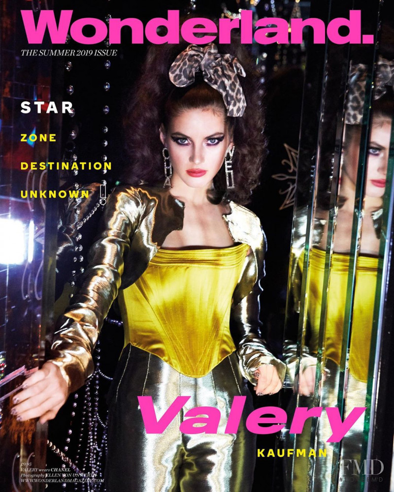Valery Kaufman featured on the Wonderland cover from June 2019