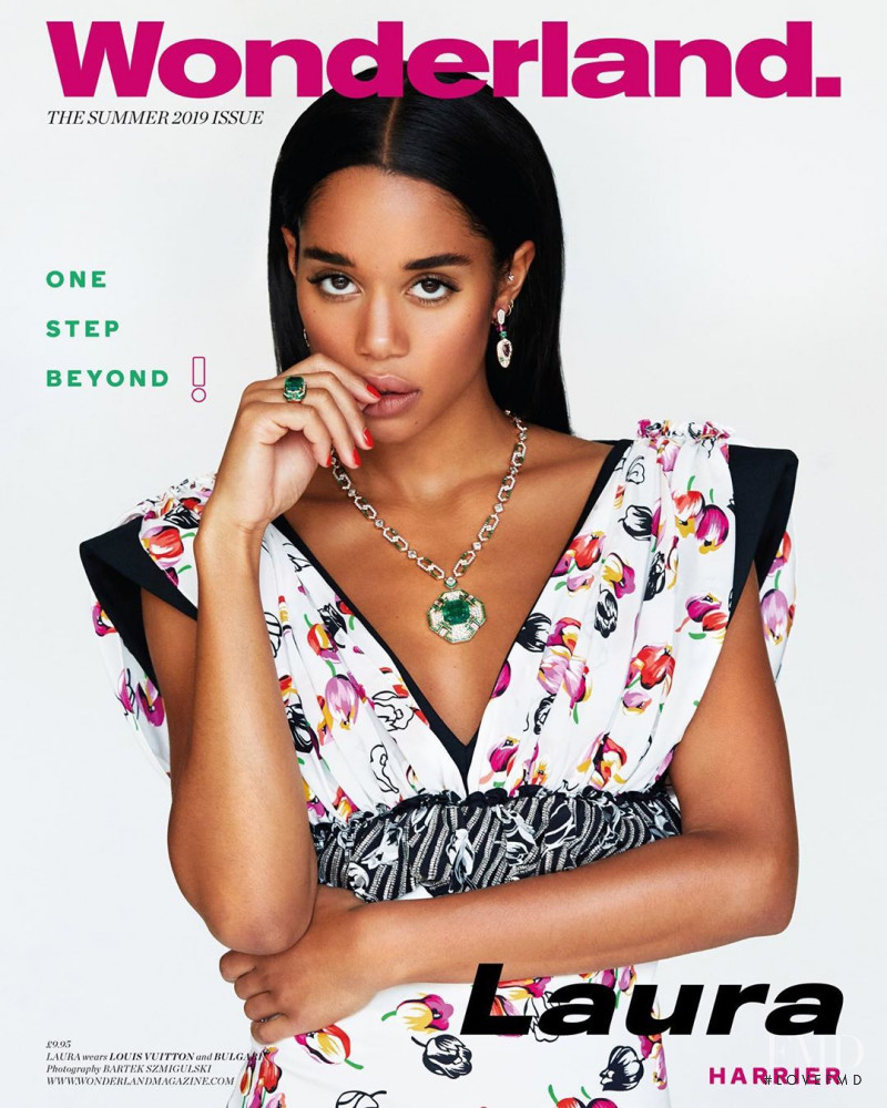 Laura Harrier featured on the Wonderland cover from June 2019