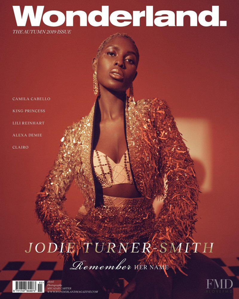 Jodie Turner-Smith featured on the Wonderland cover from September 2019