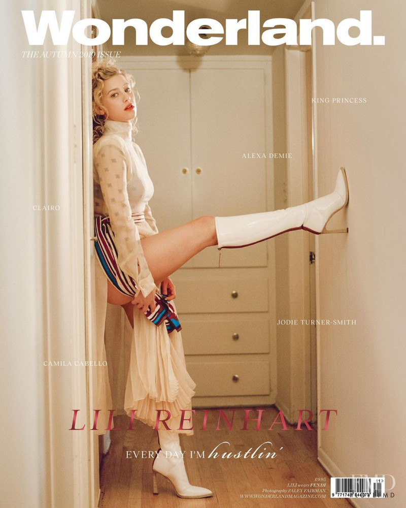 Lili Reinhart featured on the Wonderland cover from September 2019