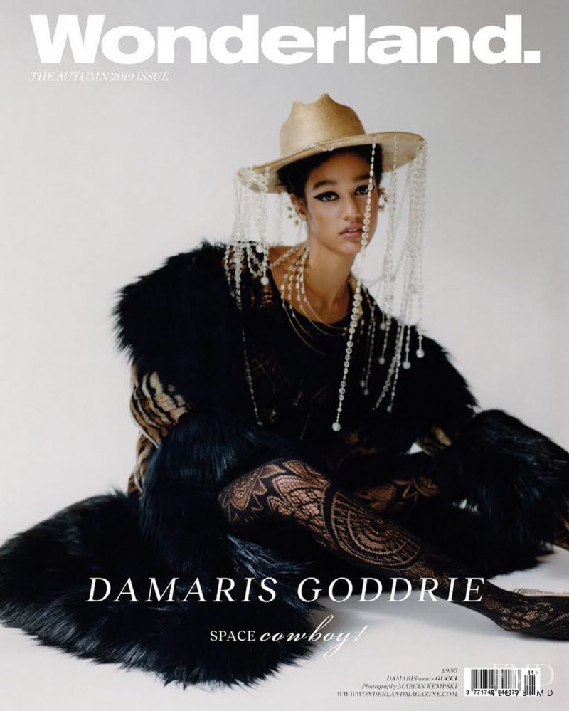 Damaris Goddrie featured on the Wonderland cover from September 2019