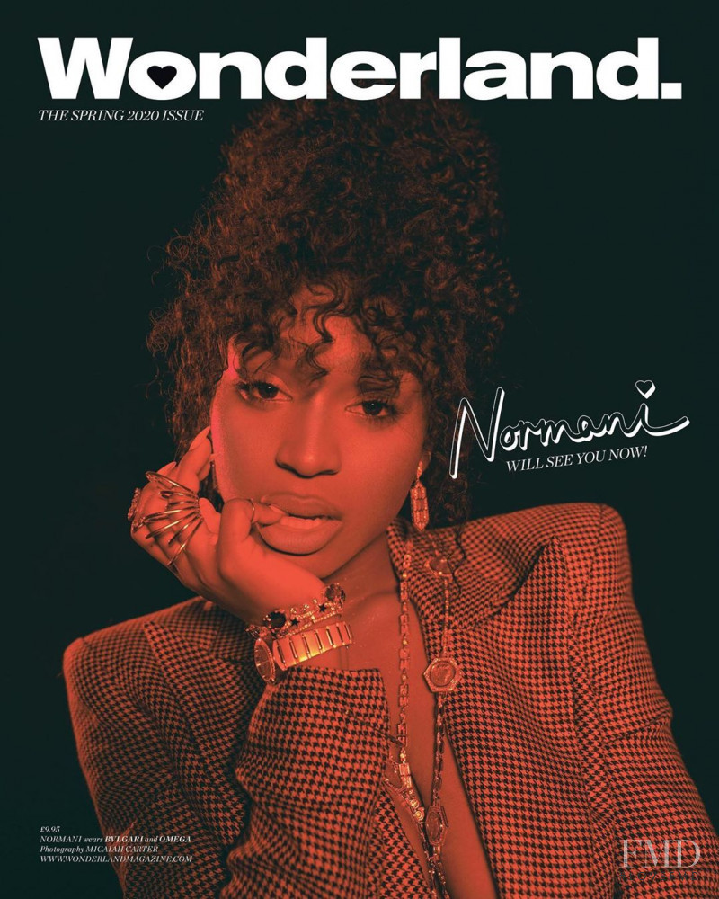 Normani featured on the Wonderland cover from February 2020