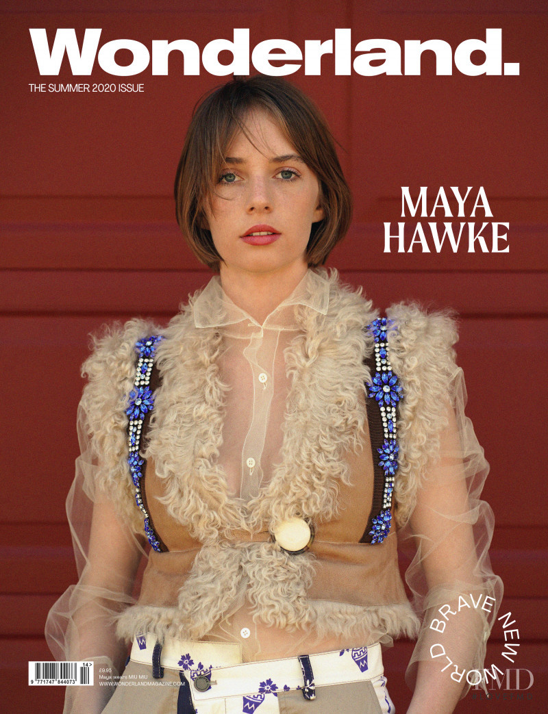 Maya Hawke featured on the Wonderland cover from May 2020