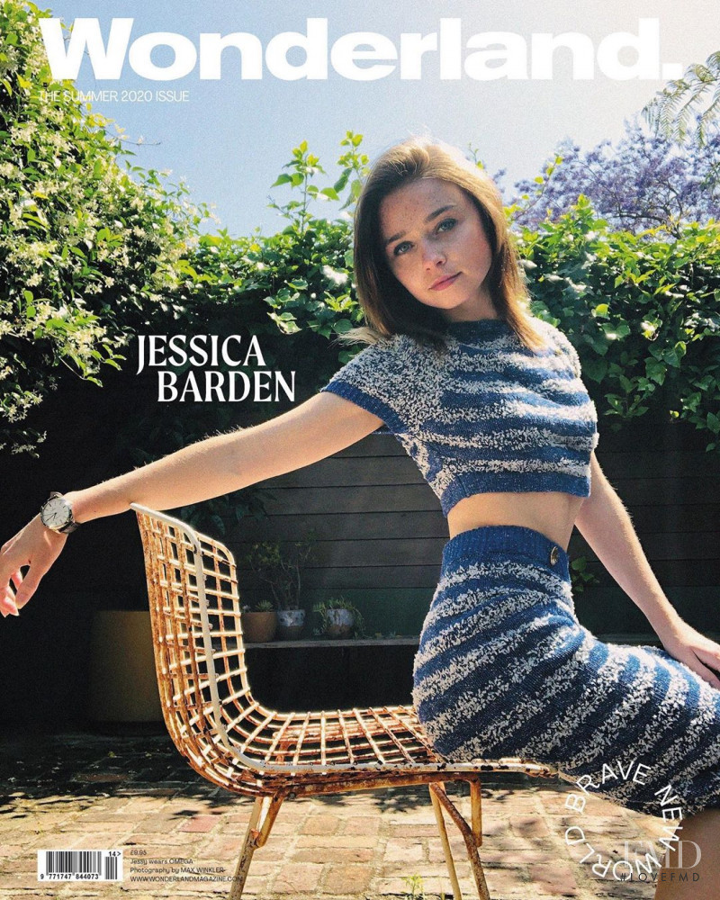 Jessica Barden featured on the Wonderland cover from May 2020