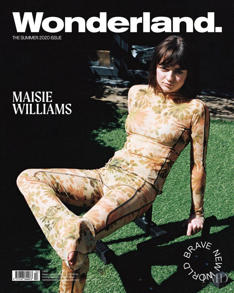Maisie Williams featured on the Wonderland cover from May 2020