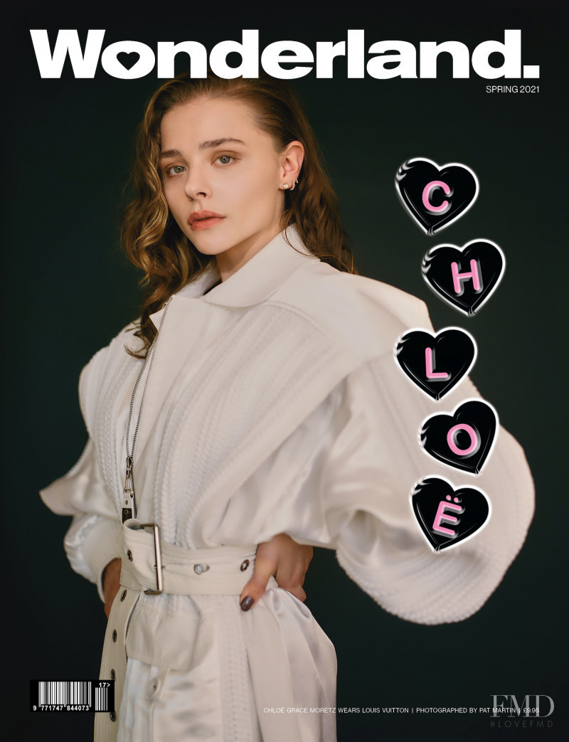Chloe Grace Moretz featured on the Wonderland cover from March 2021