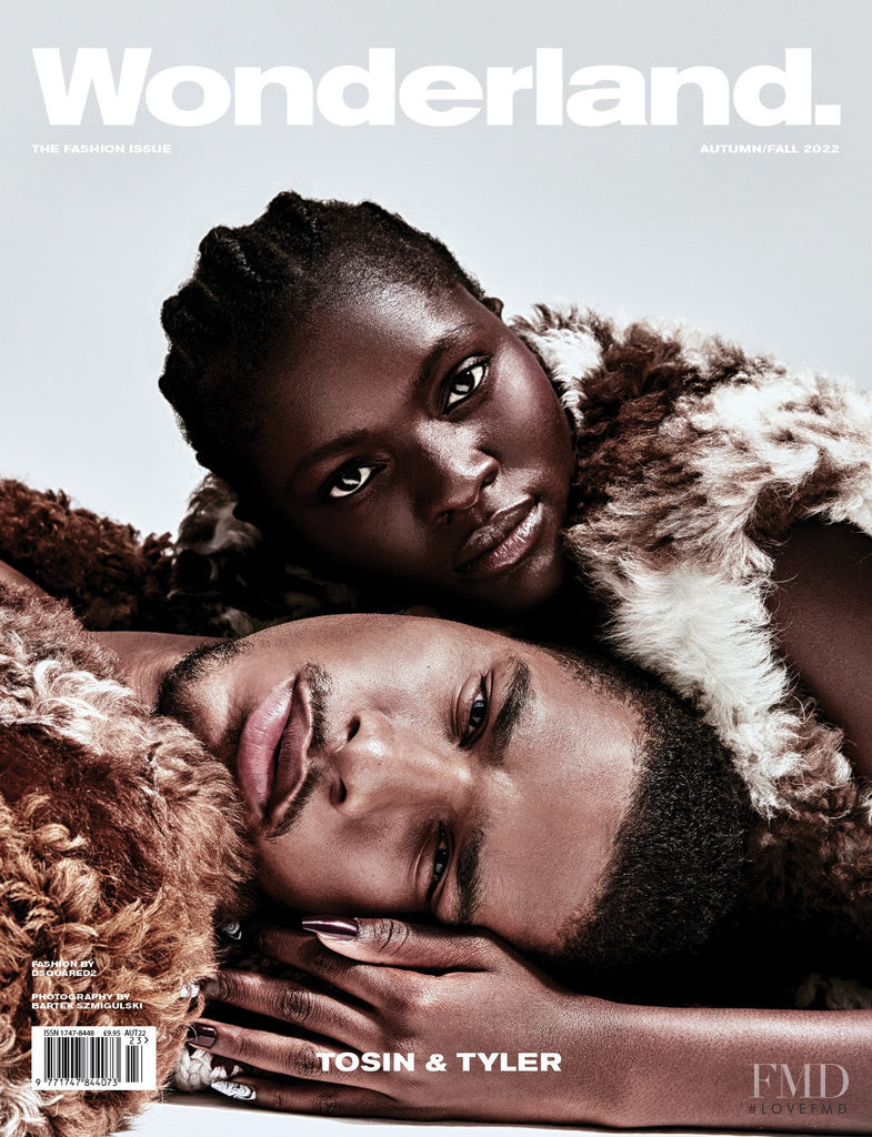 Tosin and Tyler featured on the Wonderland cover from August 2022