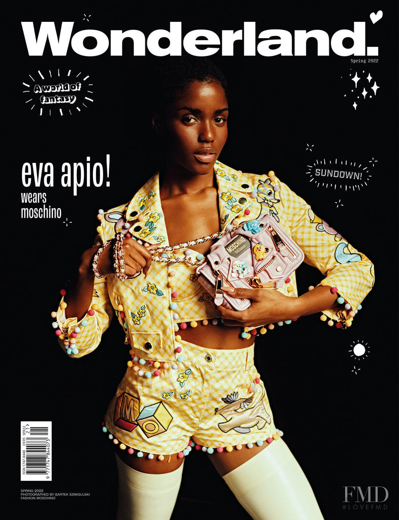 Eva Apio featured on the Wonderland cover from February 2022