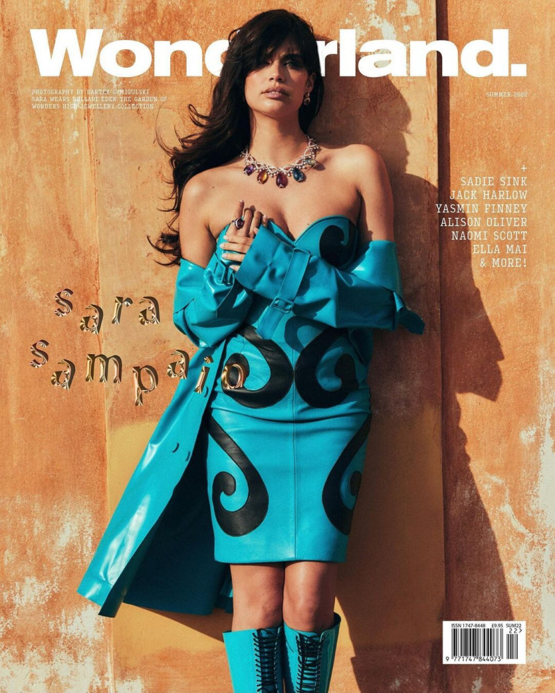Sara Sampaio featured on the Wonderland cover from June 2022