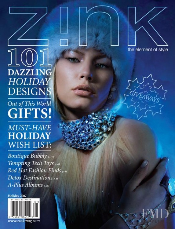Claudia Jakubowska featured on the Zink America cover from December 2007