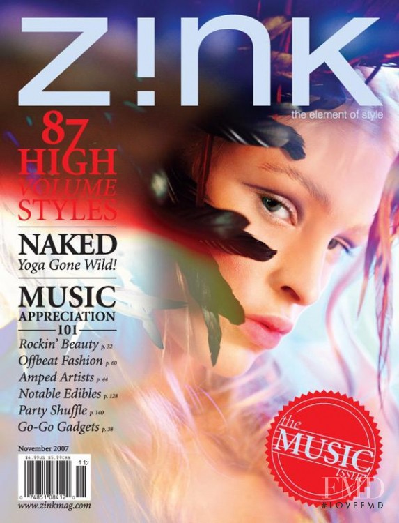 Cynthia Kirchner featured on the Zink America cover from November 2007