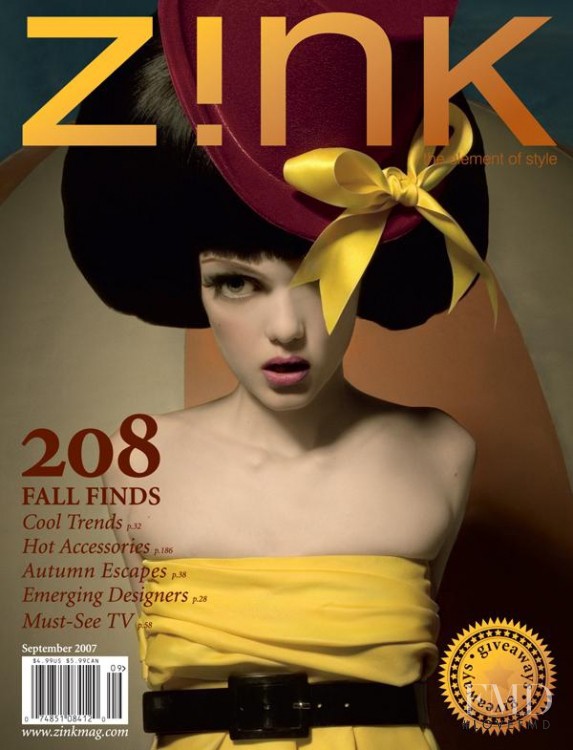 Jennifer Pugh featured on the Zink America cover from September 2007