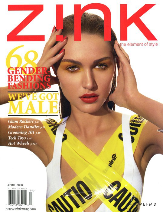 Joanna Mackowiak featured on the Zink America cover from April 2008