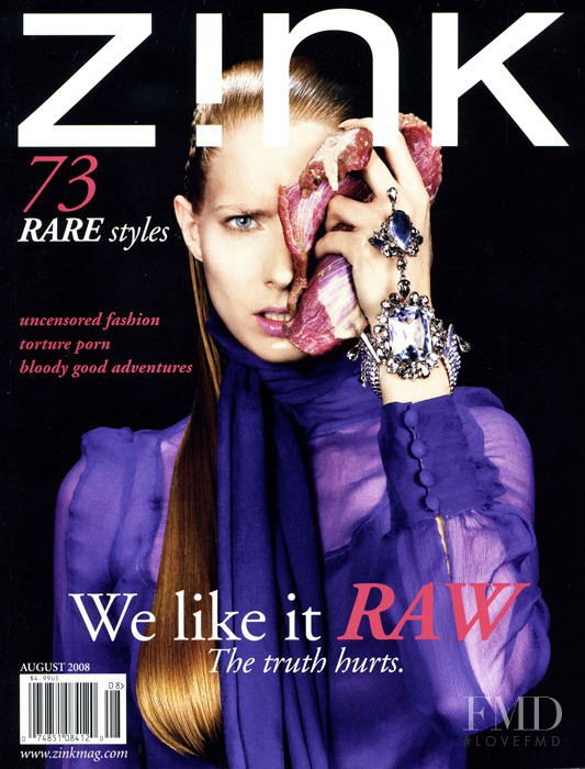 Grace Kelsey featured on the Zink America cover from August 2008