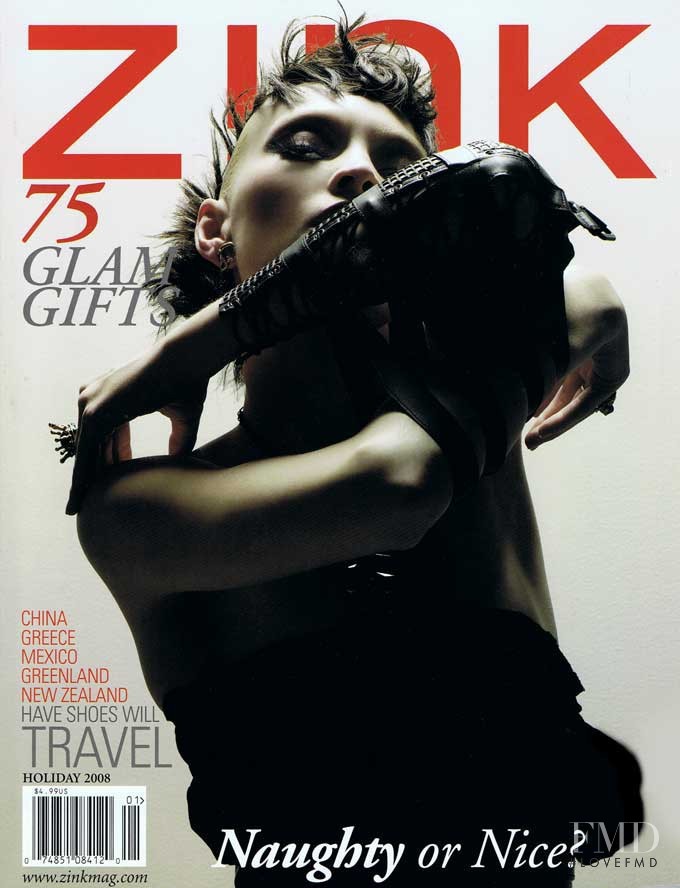 Asia Bugajska featured on the Zink America cover from December 2008