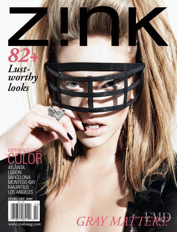 Julie Ordon featured on the Zink America cover from February 2009