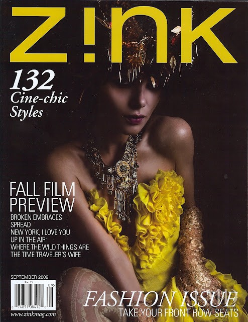  featured on the Zink America cover from September 2009