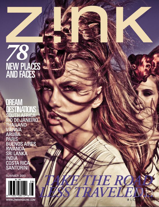 Maryke Pieterse, Aniko Michnyaova featured on the Zink America cover from June 2010