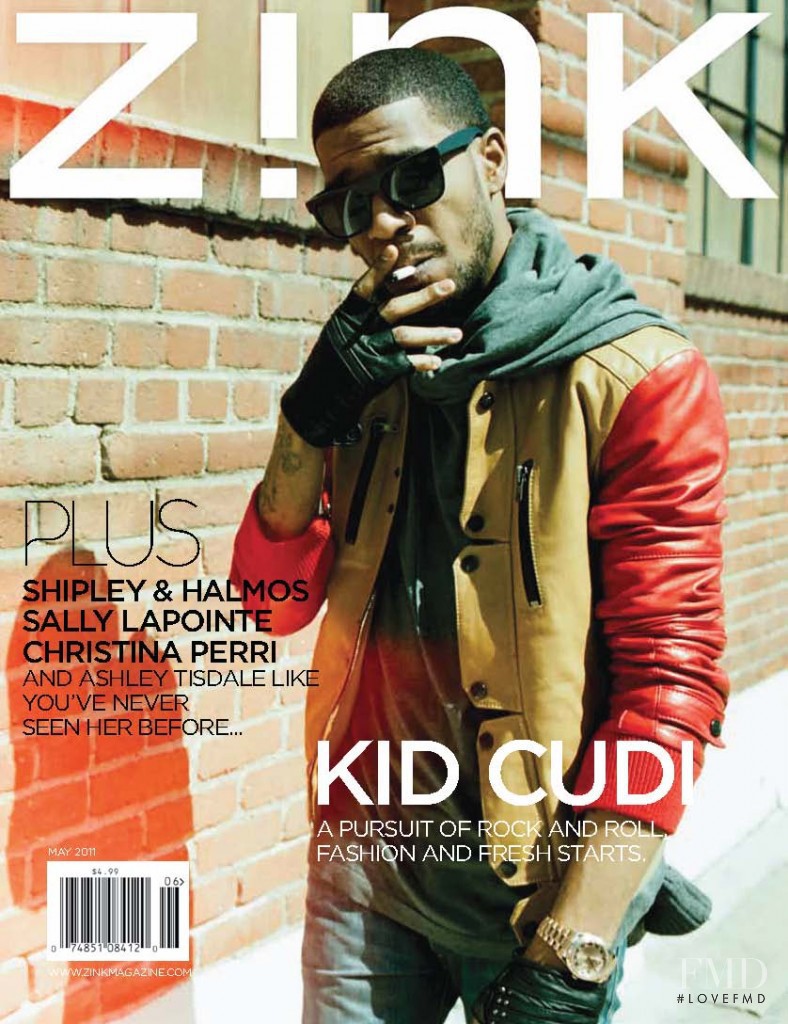 Kid Cudi featured on the Zink America cover from May 2011