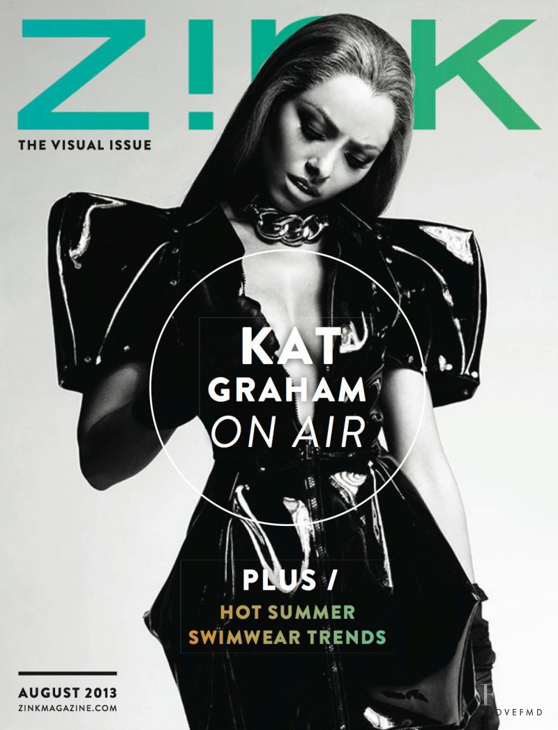 Kat Graham featured on the Zink America cover from August 2013