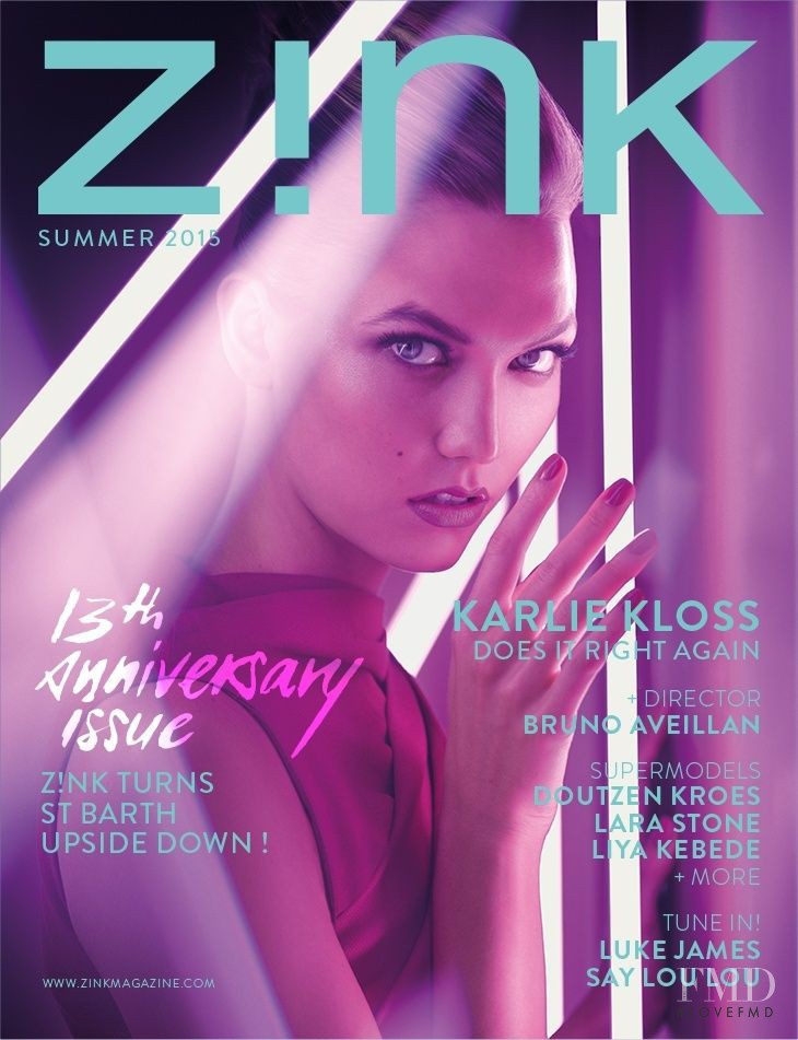 Karlie Kloss featured on the Zink America cover from June 2015