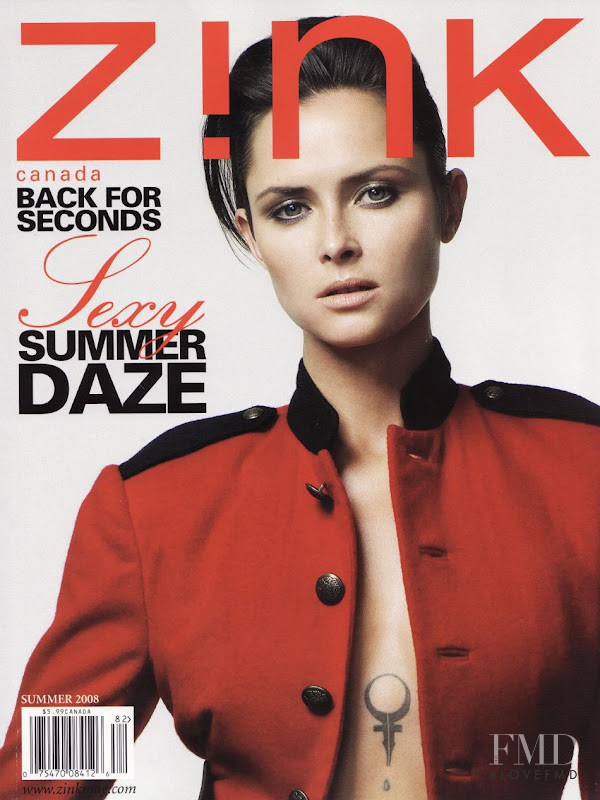 Tasha Tilberg featured on the Zink Canada cover from June 2008