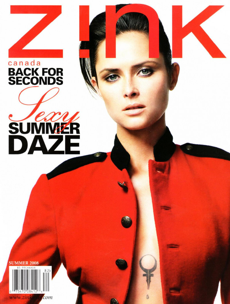 Tasha Tilberg featured on the Zink Canada cover from September 2008