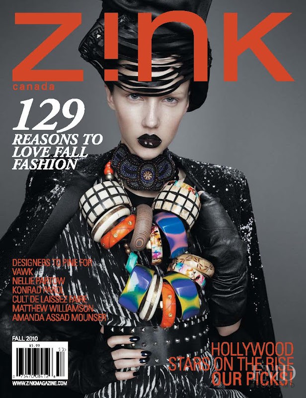 Raphaelle featured on the Zink Canada cover from September 2010
