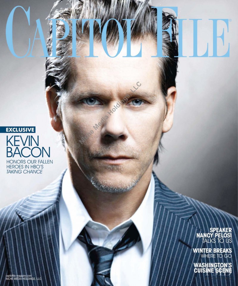 Kevin Bacon featured on the Capitol File cover from February 2009