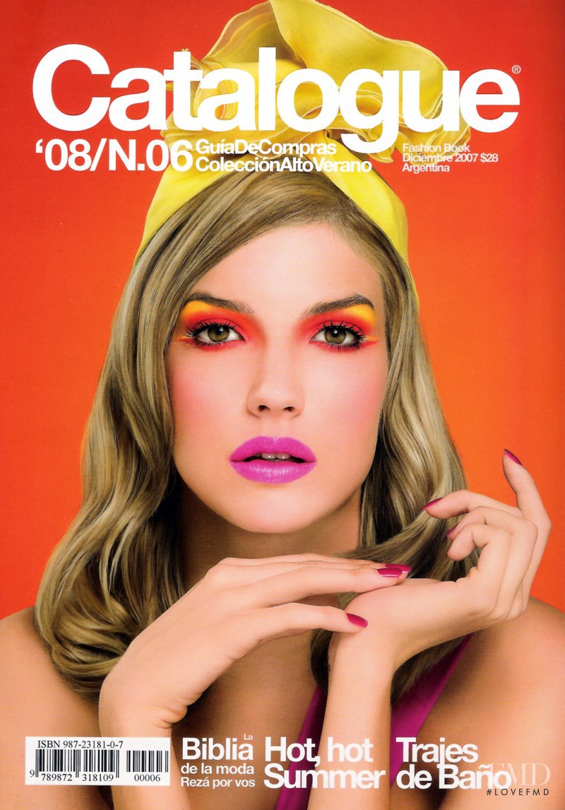 Chloé Bello Portela featured on the Catalogue Argentina cover from December 2007
