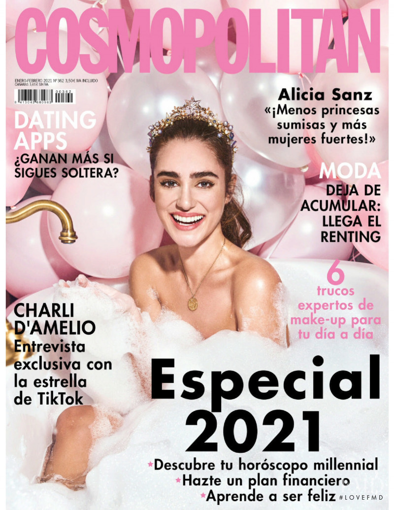  featured on the Cosmopolitan Spain cover from January 2021