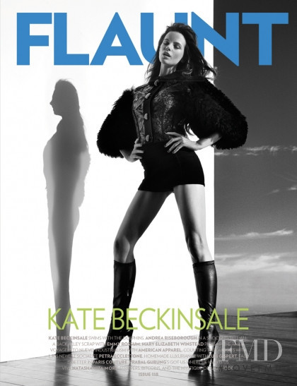 Kate Beckinsale featured on the Flaunt cover from December 2011