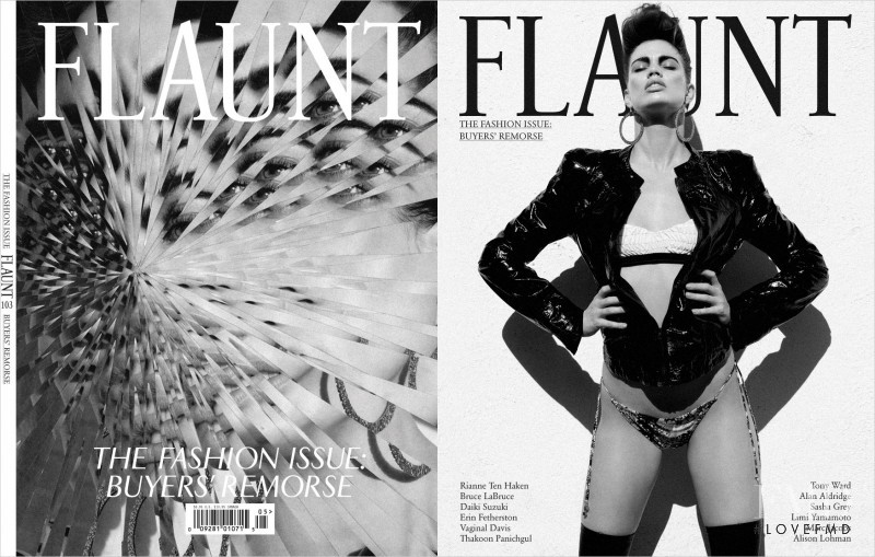 Rianne ten Haken featured on the Flaunt cover from July 2011