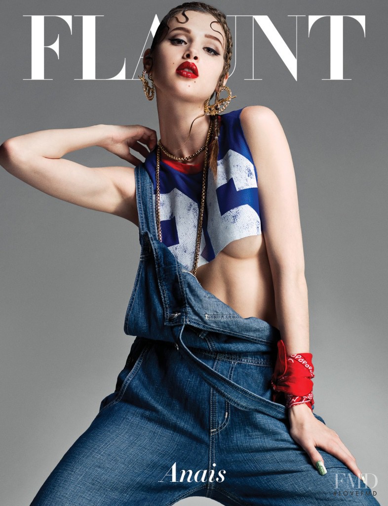 Anais Pouliot featured on the Flaunt cover from September 2013