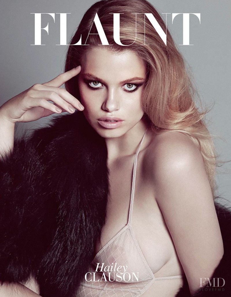 Hailey Clauson featured on the Flaunt cover from June 2014