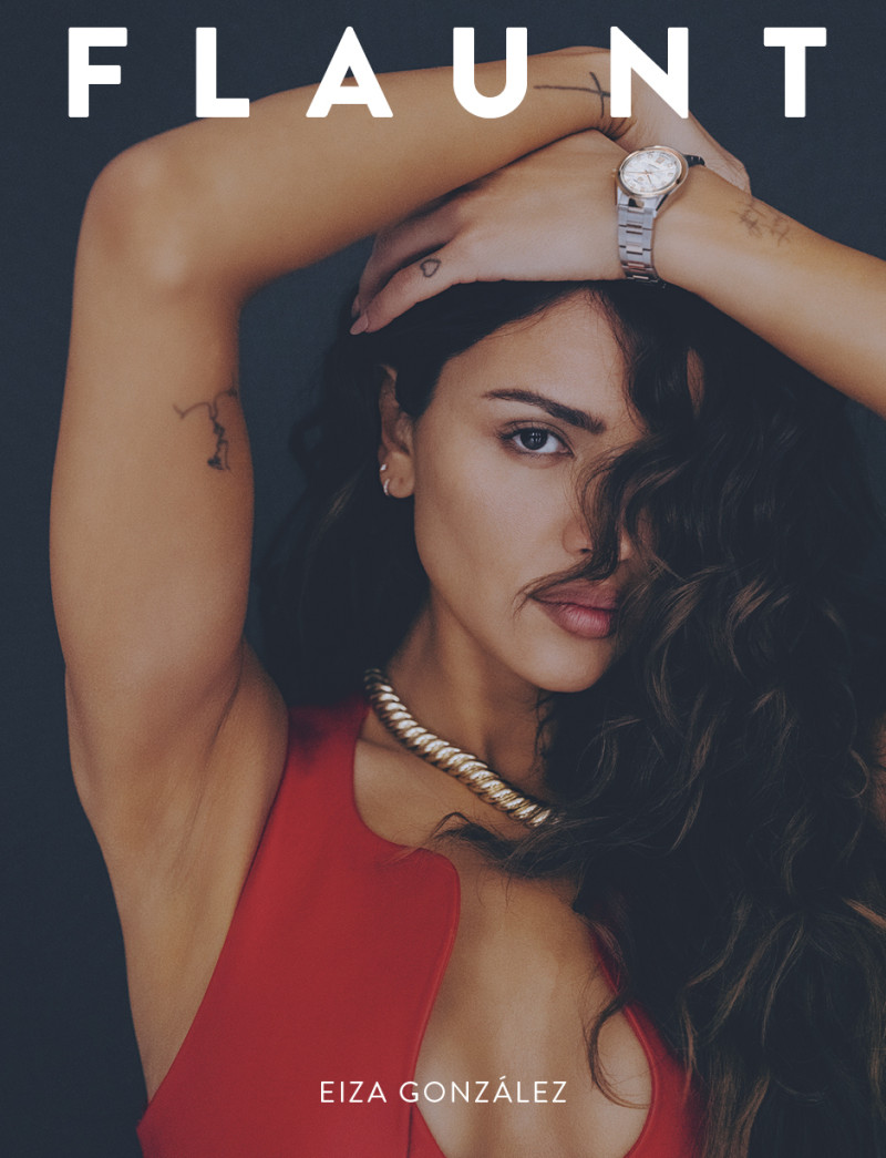 Eiza Gonzalez featured on the Flaunt cover from April 2025