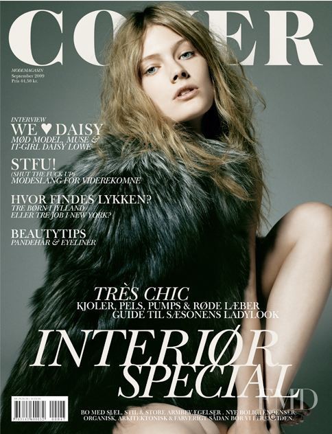 Constance Jablonski featured on the Cover cover from September 2009