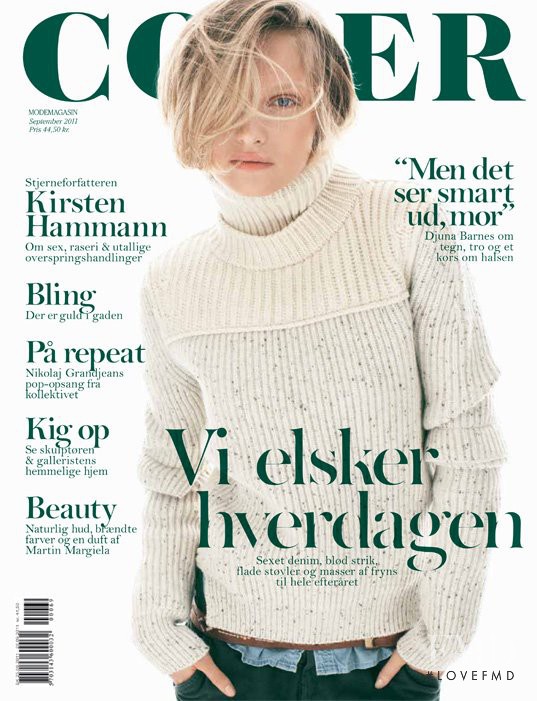 Amanda Norgaard featured on the Cover cover from September 2011