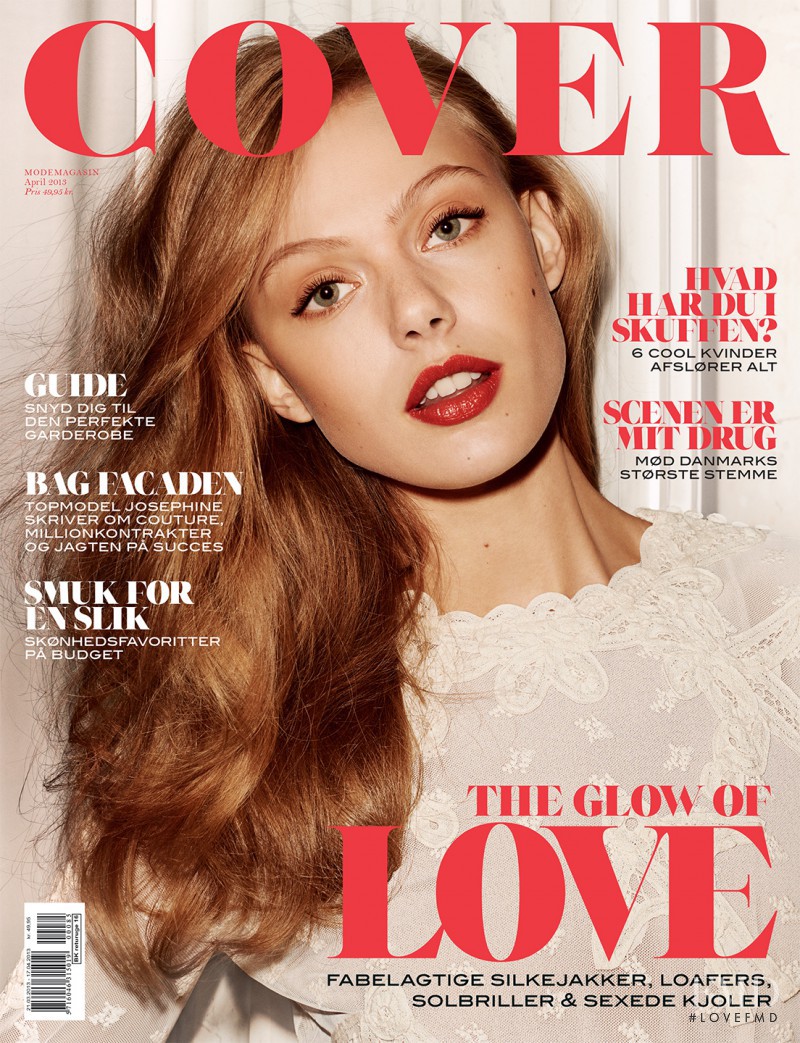 Frida Gustavsson featured on the Cover cover from April 2013
