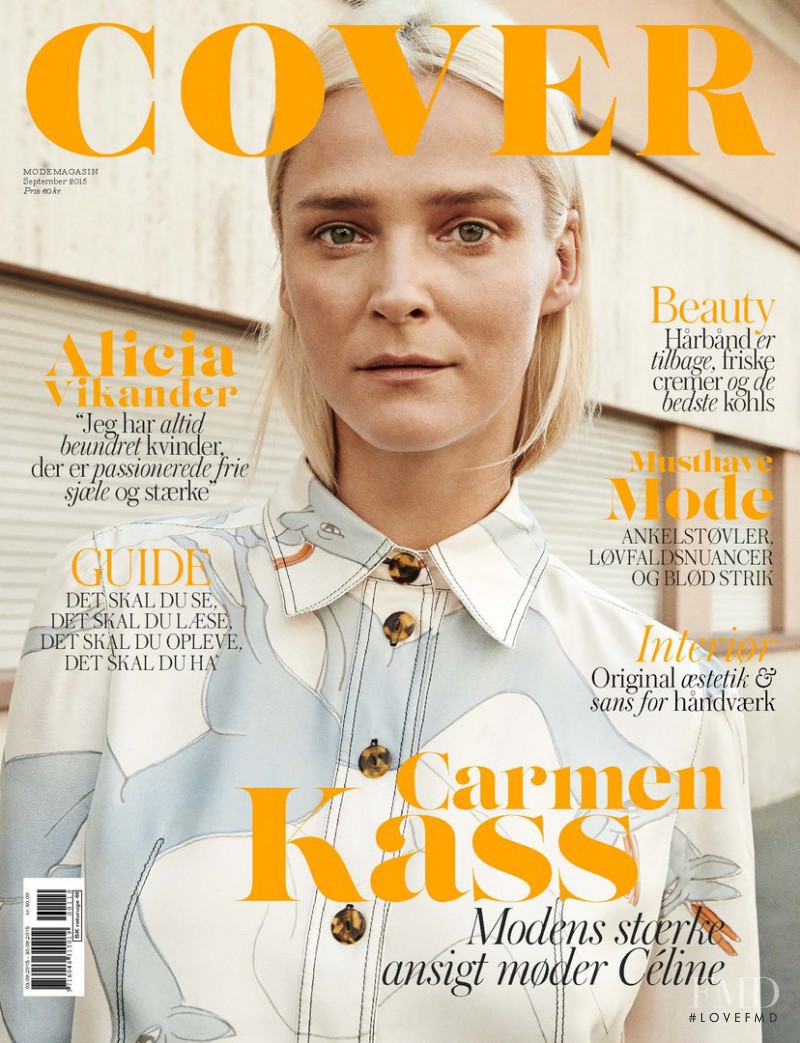 Carmen Kass featured on the Cover cover from September 2015