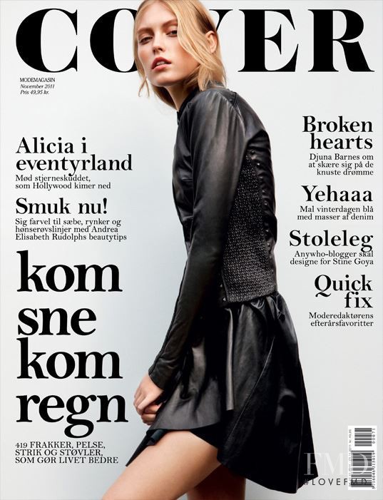 Lucia Jonova featured on the Cover.dk screen from November 2011