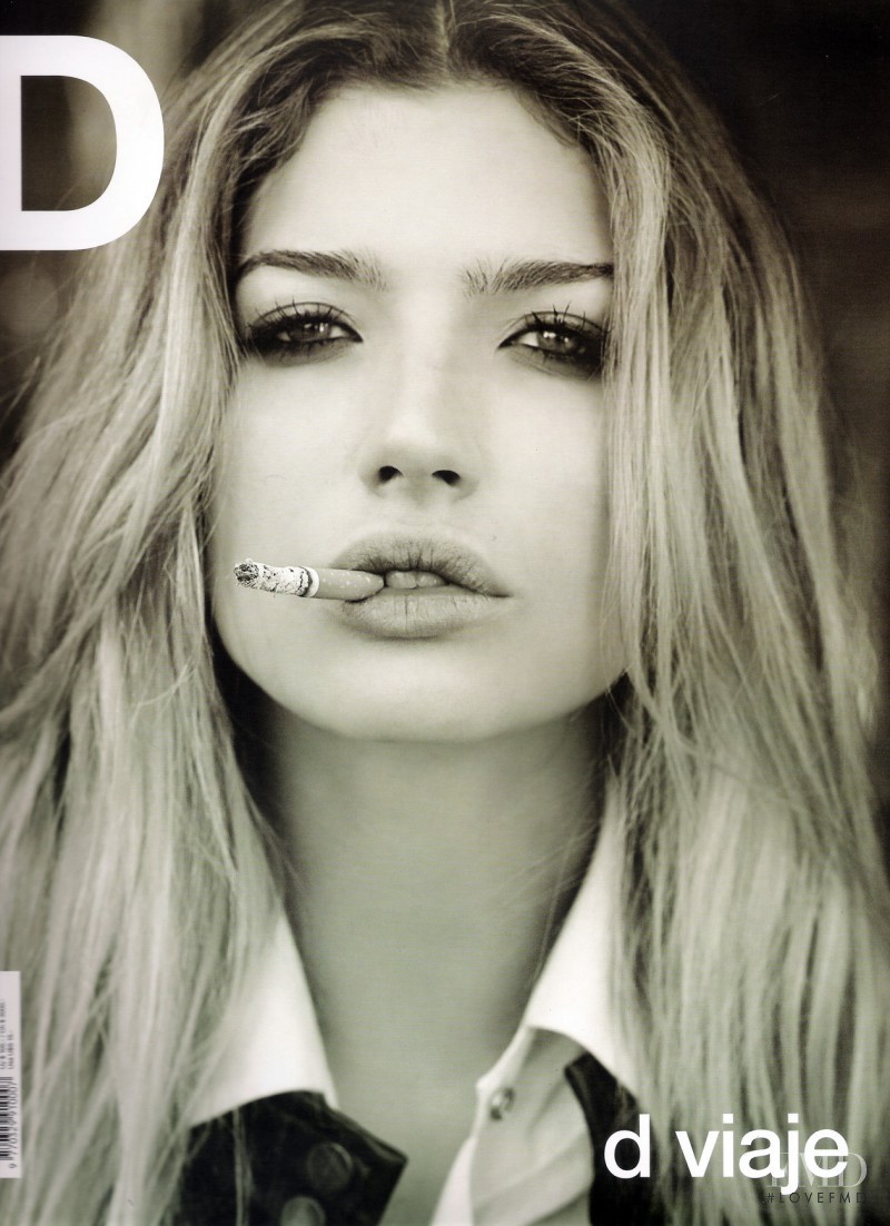 Chloé Bello Portela featured on the D-Mode cover from July 2008
