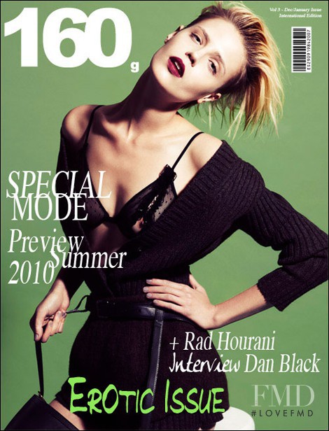 Maike Ludenbach featured on the 160g Magazine cover from December 2009